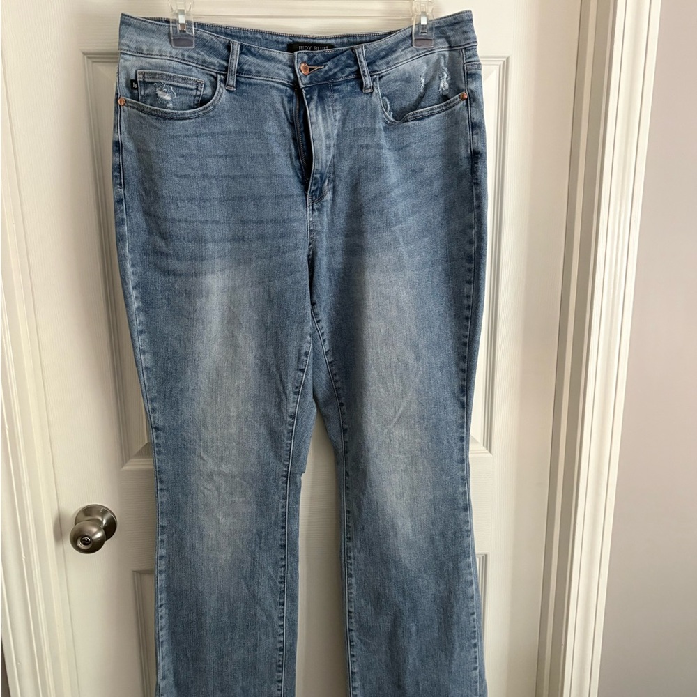 Judy Blue Women's Medium Blue Denim Jeans - Los Angeles Label